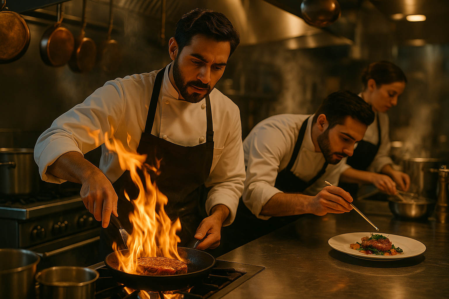Chefs preparing Birmingham's fresh foods